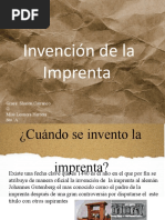 Historia de La Imprenta