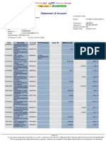 Statement of Account: Date Tran Id Remarks UTR Number Instr. ID Withdrawals Deposits Balance