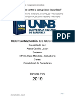 Trabajo de Investigación - Reorganizacion de Sociedades