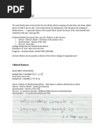 Bhañjanaka: Clinical Features