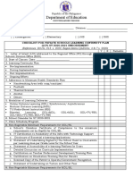 Checklist FOR LEARNING CONTINUITY PLAN