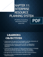 Enterprise Resource Planning System: 6 Edition, Accounting Information Systems James Hall