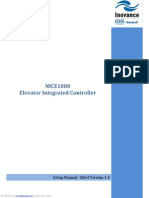 NICE1000 Elevator Integrated Controller: Setup Manual - Brief Version 1.4