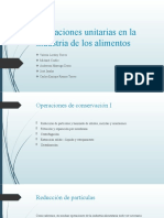 Operaciones Unitarias en La Industria de Los Alimentos - PPTM