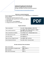 Chromebook Keyboard Shortcuts PDF