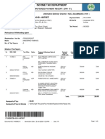 Income Tax Department: Computerized Payment Receipt (CPR - It)