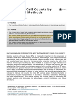 Body Fluid Cell Counts by Automated Methods