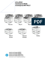 HP Laserjet M501-M506-M527MFP Repair Manual TOC