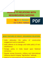 India & Its Relations With Neighbouring Nations