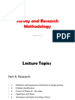 Survey and Research Methodology: Qazi Azizul Mowla