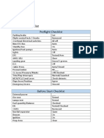 CAT Airways Pilatus PC12 Normal Checklist