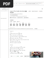 CATS IN THE CRADLE CHORDS by Ugly Kid Joe @
