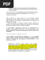 Buenas Costumbres - Derecho Civil Obligaciones