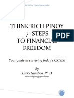 Think Rich Pinoy 7-Steps To Financial Freedom: Your Guide in Surviving Today's CRISIS! by Larry Gamboa, PH.D