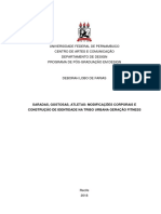 Saradas, Gostosas, Atletas - Modificações Corporais e Construção de Identidade Na Tribo Urbana Geração Fitness PDF