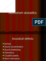 Auditorium Acoustics