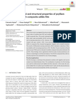 The Physicochemical and Structural Properties of Psyllium Gum/modified Starch Composite Edible Film