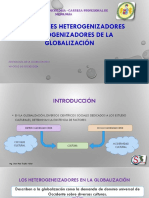 CLASE 3 Los Factores Heterogenizadores y Homogenizadores Globalización