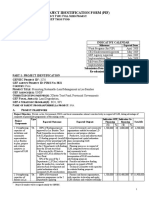 Project Identification Form (Pif) :: SO1, SP1