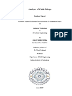 Seminar Report On Analysis of Cable Stayed Bridge