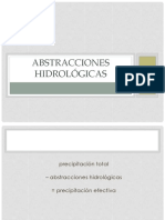 Abstracciones Hidrológicas