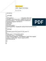 Arduino Sketch Code Wihtout Keypad