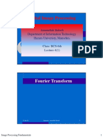 Digital Image Processing: Fourier Transform