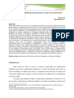 Resolução de Problemas de Divisão Na Educação Infantil