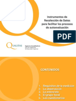 Instrumentos de Recoleccion de Datos Qualitas PDF