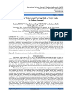 Evaluation of Water Over Flowing Risk of Oryx Lake in Dakar, Senegal