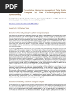 FattyAcids GCMSMS Quehenberger