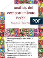 El Análisis Del Comportamiento Verbal