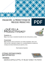 Evaluación La Productividad