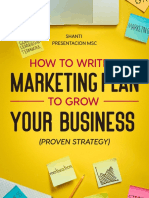 How To Write A Marketing Plan To Grow Your Business