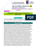 Guión Tutoria 3° y 4° Ponce 20