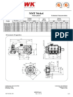 NMT Nickel: Caratteristiche Tecniche Nickel Plated Technical Characteristics