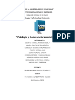 Patologia y Laboratorio Clinico - Caso Nº3