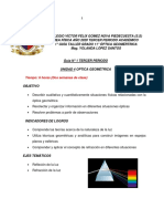 11° Guia #1 Tercer Periodo Optica Geometrica