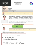 GUIA DE TRABAJO 6 Matematica Plan Especial de Aprendizaje 6 Basico Abril 2020