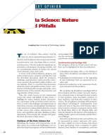 Data Science - Nature and Pitfalls