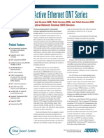 Active Ethernet ONT Series: Product Features