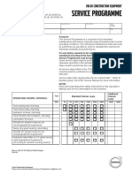 Service Programme: Volvo Construction Equipment