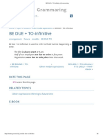 BE DUE + TO-infinitive - Grammaring PDF