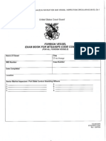 USCG Foreign Vessel Exam. Book For MTSA-ISPS Code Compliance