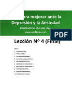 Guía para Mejorar Ante La Depresión y Ansiedad L4