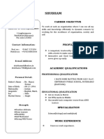 Shubham Resume