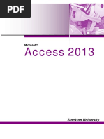 Access 2013