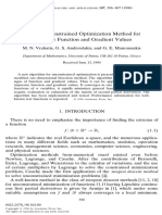 A New Unconstrained Optimization Method For Imprecise Function and Gradient Values