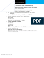 Worksheet 2.1: For Testing Basic Understanding: © Cambridge University Press 2016