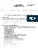 (A) 90% Consolidation Settlement, (B) A Settlement of 100 MM